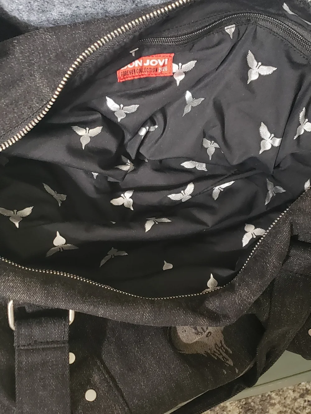 Bon Jovi Black Duffel Bag - 'Forever Collection 2026